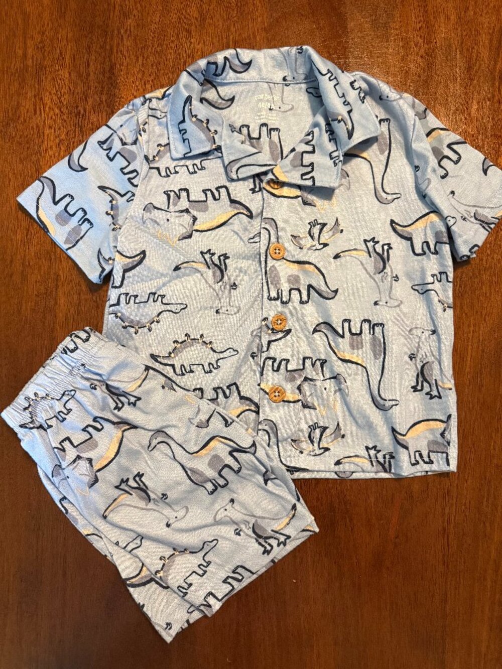 4T Boys Dino Pajamas